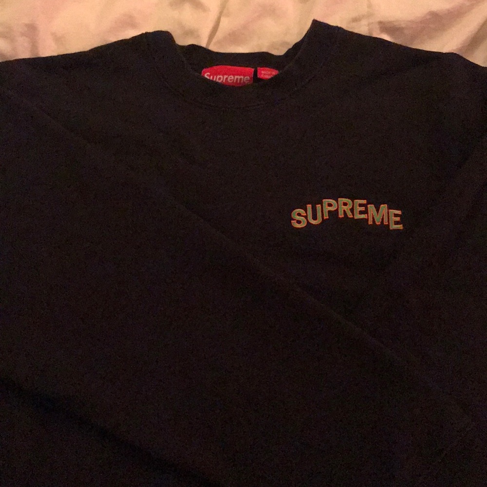 Authentic supreme crewneck thanksgiving 16 drop